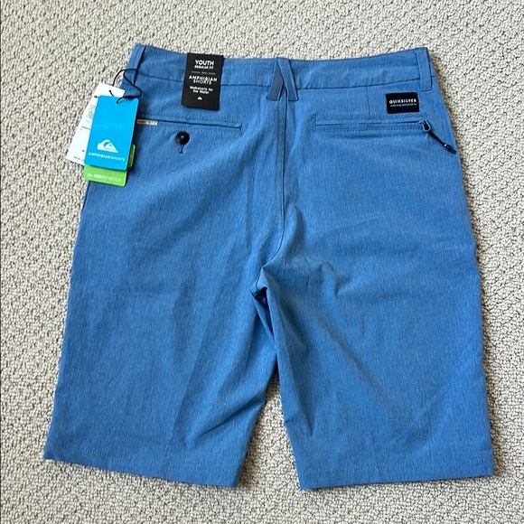 Quiksilver Blue Flat Front Shorts Lightweight Casual - Picture 4 of 6